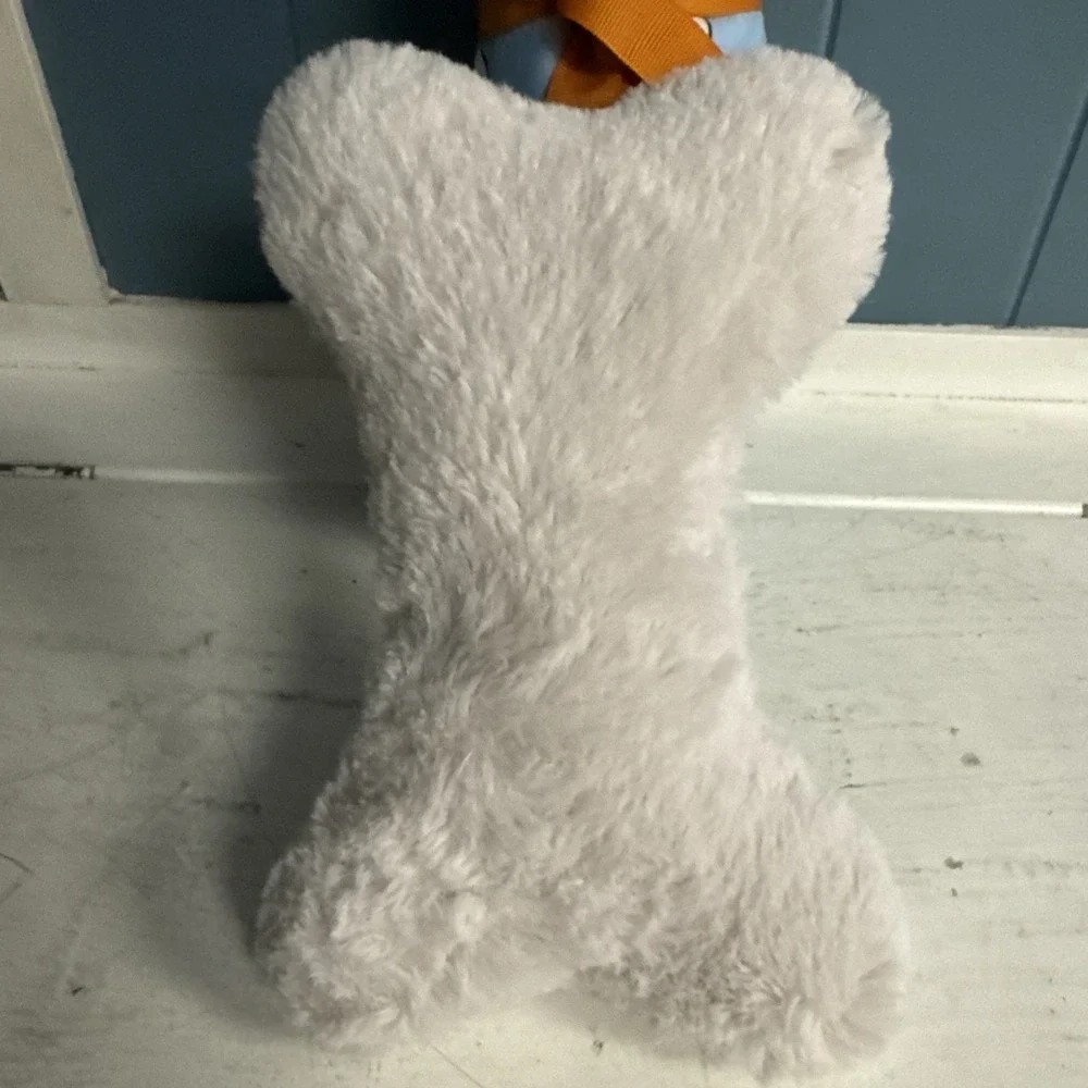 Disney Frozen Plush Olaf Bone Shaped Dog Toy + Small Soft Doggy Pet‎ Blanket